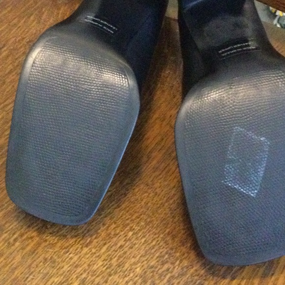 Bata Square Toe Chunky Heels - Picture 10 of 13